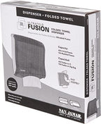 SANT1755TBK - Ultrafold Fusion C-fold amp; Multifold Towel Dispenser, 11 1/2x5 1/2x11 1/2, Black (Pack of 2)