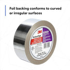 3M Venture Tape Aluminum Foil Tape 3520CW, Silver, 48 mm x 45.7 m, 3.7 mil