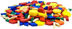hand2mind Foam Pattern Blocks Set, Geometric Manipulatives and Sorting Shapes for Preschool and Kindergarten, Set of 250