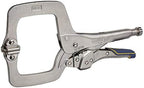 IRWIN VISE-GRIP Welding Pliers, Fast Release, C-Clamp with Swivel Pads, 11-Inch (IRHT82586)