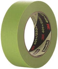 3M High Performance Green Masking Tape 401+, Superior Adhesion, Clean Removal, Highly Conformable, Paint-Bleed Resistant, 36 mm x 55 m, Individually Wrapped Roll, 1 Each