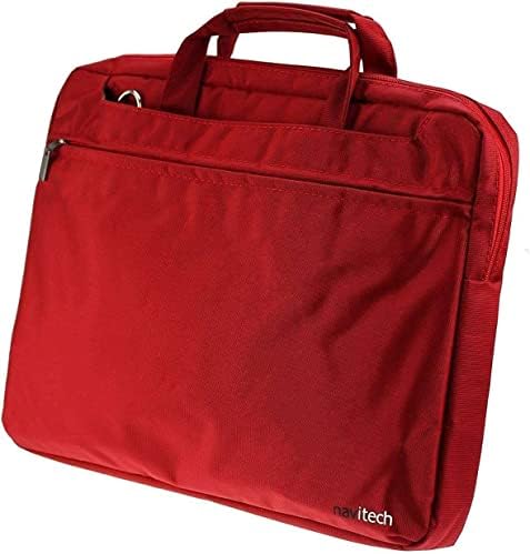 Navitech Red Water Resistant Graphics Tablet Bag - Compatible with LONGTOO LCD Writing Tablet