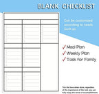 LUCYCAZ Weekly Dry Erase Board, 16" x 12" Magnetic Dry Erase Board for Wall, Hanging Double-Sided to Do List Whiteboard, Small Weekly Planning Board for School, Home, Office