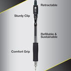 PILOT G2 Premium Gel Roller Pens, Extra Fine Point 0.5 mm, Gel Pens Black Ink, Ideal for School, Journaling & Office Writing, 12 Count (Pack of 2)