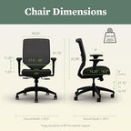 HON Solve Ergonomic Office Chair, Lumbar Support, Desk Chair, Fog