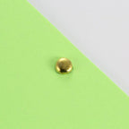 Officemate Round Head Brass Plated Fasteners, 0.5 Inch Shank, 100/Box (99802) (Pack of 2)