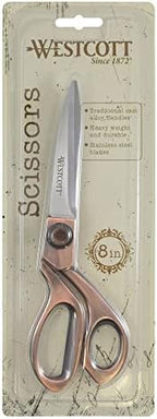 Westcott 16459 8-Inch Stainless Steel Copper-Finish Scissors For Office and Home