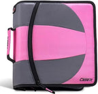 Case-it Dual Binder | Two 1.5" D-Rings | 600-Sheet | Dual-101 Light Pink