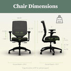 HON Solve Ergonomic Office Chair, Lumbar Support, Desk Chair, Iris