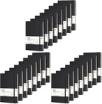 ViVin 24 Pack A5 Hardcover Lined Notebook,192 pg College Ruled 5.5x8.3