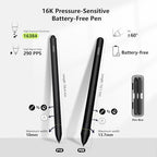VEIKK Studio 16 Drawing Tablet with Screen 15.6" Digital Drawing Pad Full-Laminated Screen with 16384 Levels Battery Free Pen and Adjustable Stand (125% sRGB)