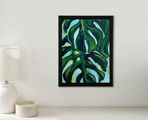 Kate and Laurel Sylvie Blank Framed Canvas Wall Art; 10x13 Black; Modern Empty Canvas for Paint-Your-Own Art; Ready to Paint Premium Canvas Already Framed
