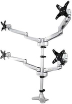 StarTech Desk Mount Quad Monitor Arm up to 30in, 24.8lb/11.3kg (ARMQUADPS)