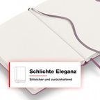 LEUCHTTURM1917 - Notebook Hardcover Medium A5-251 Numbered Pages for Writing and Journaling - Thinking Ahead (Dotted Paper, Dusty Rose)