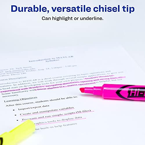 Avery® Hi-Liter® Desk Style Highlighters, Assorted, 288 Highlighters