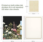 Rouidr 3 Ring Binder with clipboard, 1 inch 8.5 x 11 in Letter Size View Binders Organizer with Dividers Tabs & Clear Sleeves, School Supplies, Office Supplies