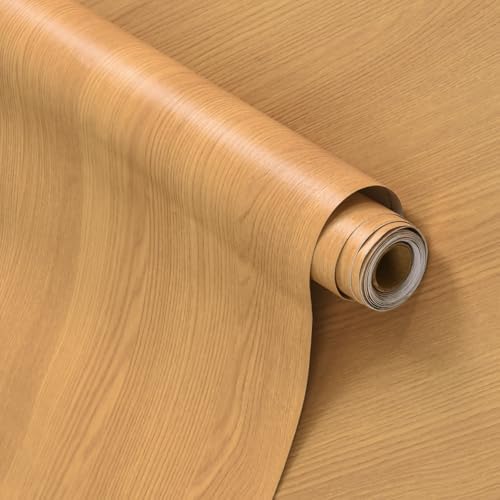 Natural Wood Contact Paper Peel & Stick Wood Textured Wallpaper 15.7"x118"