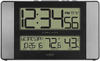 La Crosse Technology 513-1417H-AL-INT Atomic Clock with Temperature & Humidity