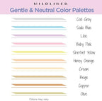 Zebra Pen MILDLINER Highlighter, Neutral and Gentle Colors, Dual Tip, 10-Pk