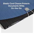 Smead Accordion File Organizer, Document Folder, 12 Divider, Blue/Black