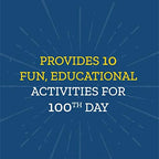 Really Good Stuff 100th Day Ready-to-Decorate Activity Posters - 24 Pack