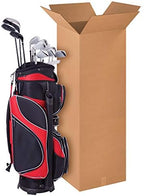 BOX USA 10 x 10 x 48 Corrugated Cardboard Boxes, Tall 10"L x 10"W x 48"H, Pack of 20 | Shipping, Packaging, Moving, Storage Box for Home or Business, Strong Wholesale Bulk Boxes