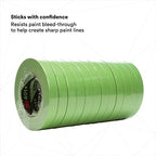3M High Performance Green Masking Tape 401+, 18 mm x 55 m, 48 Rolls/Case