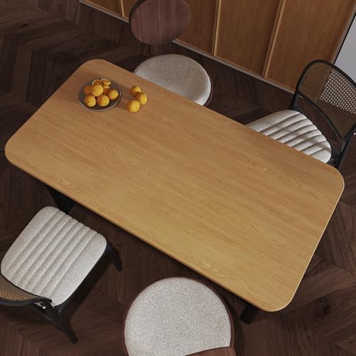 Boobest Walnut Wood Contact Paper Light Brown Wood Peel and Stick Wallpaper