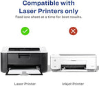 Avery Printable Postcards, 4.25" x 5.5", White, 200 Blank Postcards for Laser Printers (5689)