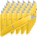Reginary 30 Pcs Box Cutters Bulk, Utility Knives, Yellow