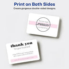 AVERY Postcards, Matte White, 3.5" x 5" | Rounded Corners | Laser/Inkjet Printable | 100 Cards | Pack of 5
