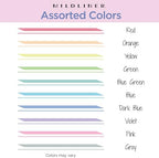 Zebra Pen MILDLINER Highlighter, Fluorescent and Cool, Dual Tip, 10-Pack