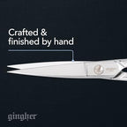 Gingher 4" Straight Embroidery Scissors to Cut Fabric & Needlework