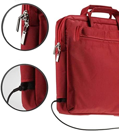Navitech Red Water Resistant Graphics Tablet Bag - Compatible with Krishna Enterprises LCD 8.5 Inch Writing Tablet