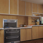 Wide 31"x354" Walnut Wood Contact Paper Peel and Stick Wooden Wallpaper