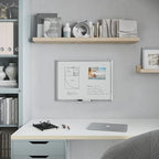 U Brands Magnetic Dry Erase Board White Board, 24" x 18", Silver Aluminum Frame, Includes Marker