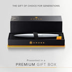 Cross ATX Pure Chrome Ballpoint Pen, Medium Point, Black Ink