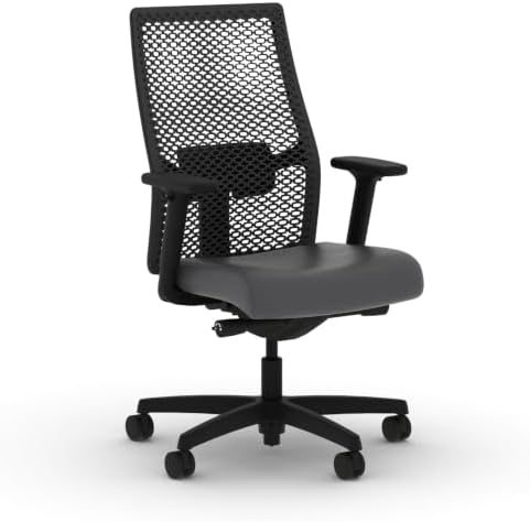 HON Ignition 2.0 ReActiv Ergonomic Office Chair, Lumbar Support, Steel