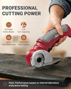 VLOXO Cardboard Cutter 4.2V Cordless Electric Scissors with Safety Lock
