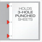 Oxford Two-Pocket Folders w/Fasteners, Gray, Letter Size, 25 per Box (57705)