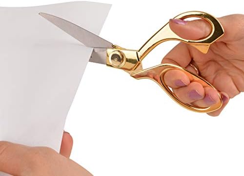 Westcott 17196 8-Inch Stainless Steel Gold Scissors For Office and Home