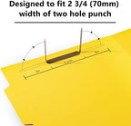 Self-Adhesive Prong Paper Fasteners - IMLIKE 100 PCS Metal File Fasteners, 2" Capacity, 2.75" Base for Paper Folder or Files, Brown - A Good Partner for Collecting Papers (Pack of 4)