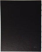 Blueline Notepro Composition Notebook, Black, 9.25 x 7.25 inches, 192 Ruled Pages (A9C.81) - (Pack of 5)