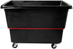 Rubbermaid Commercial Utility Truck 27 Cubic Feet 1200 lb. Capactiy Black Large Cart for Commercial/Waste/Laundry Transportation/Collection