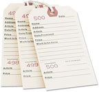 Avery® 15030 Repair Tags, 5 1/4 x 2 5/8, Manila (Box of 500)