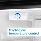 Danby DKC054A1BSLDB 5.4 Cu.Ft. Kegerator, Auto Defrost and Mechanical Thermostat, Keg Cooler with Scratch-Resistant Worktop and Reversible Door Hinge, Single Tap, Steel