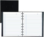 Blueline Notepro Composition Notebook, Black, 9.25 x 7.25 inches, 192 Ruled Pages (A9C.81) - (Pack of 5)
