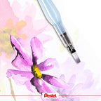 Pentel Arts Aquash Water Brush, Small Brush, Fine Point Tip, 1 Pack (FRHFBP)