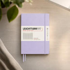 LEUCHTTURM1917 - Notebook Hardcover Medium A5-251 Numbered Pages for Writing and Journaling (Lilac, Squared)