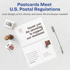Avery Printable Postcards, 4.25" x 5.5", White, 200 Blank Postcards for Laser Printers (5689)